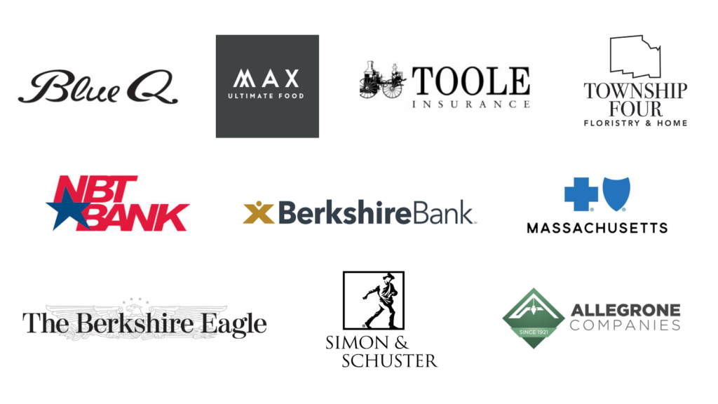 Three row grid of sponsorship logos