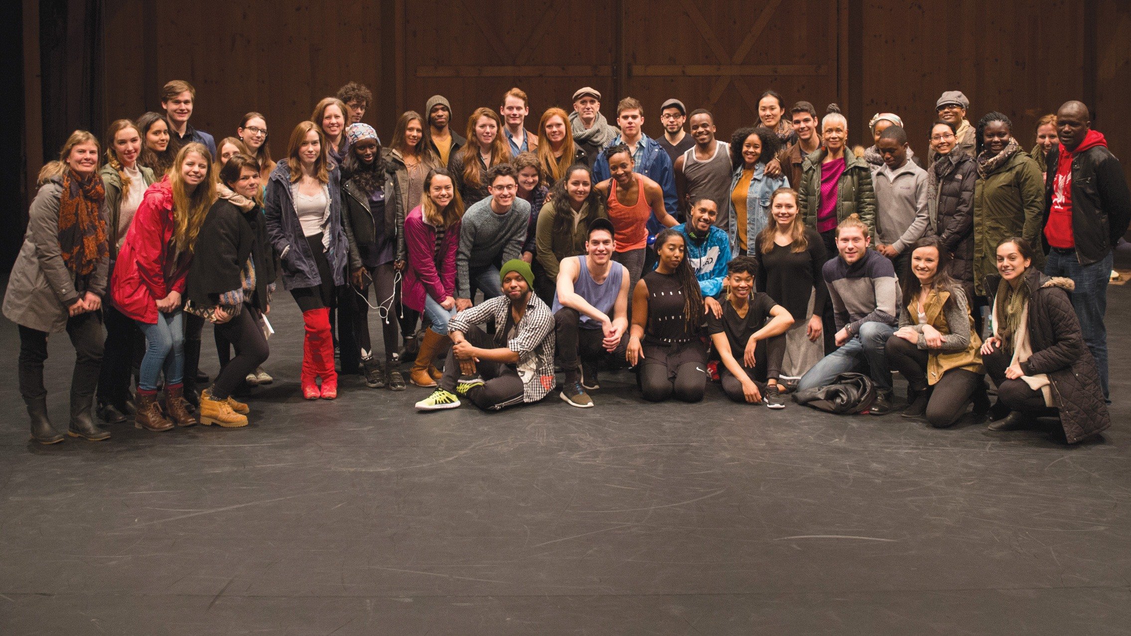 Camille A. Brown & Dancers and College Partnership Program participants; photo David Dashiell