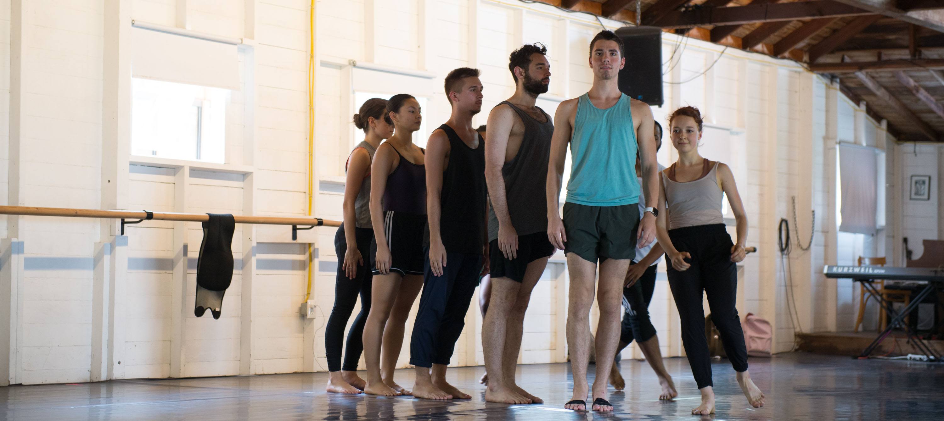 Contemporary Program working with Catherine Cabeen; photo Brooke Trisolini
