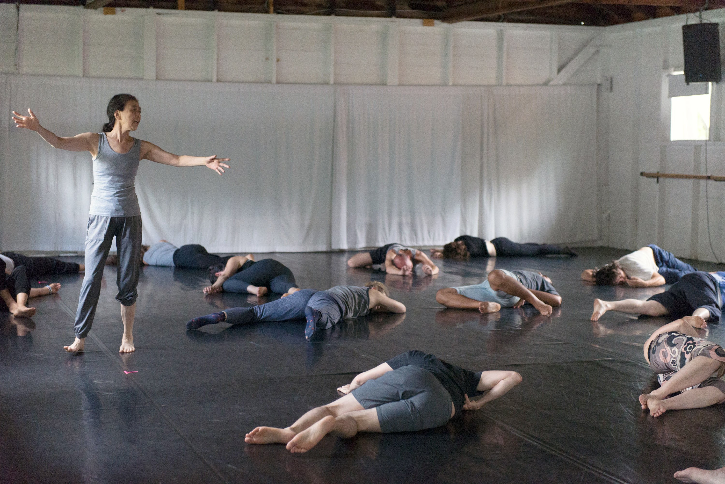 Eiko Otake's Delicious Movement Workshop; photo Brooke Trisolini