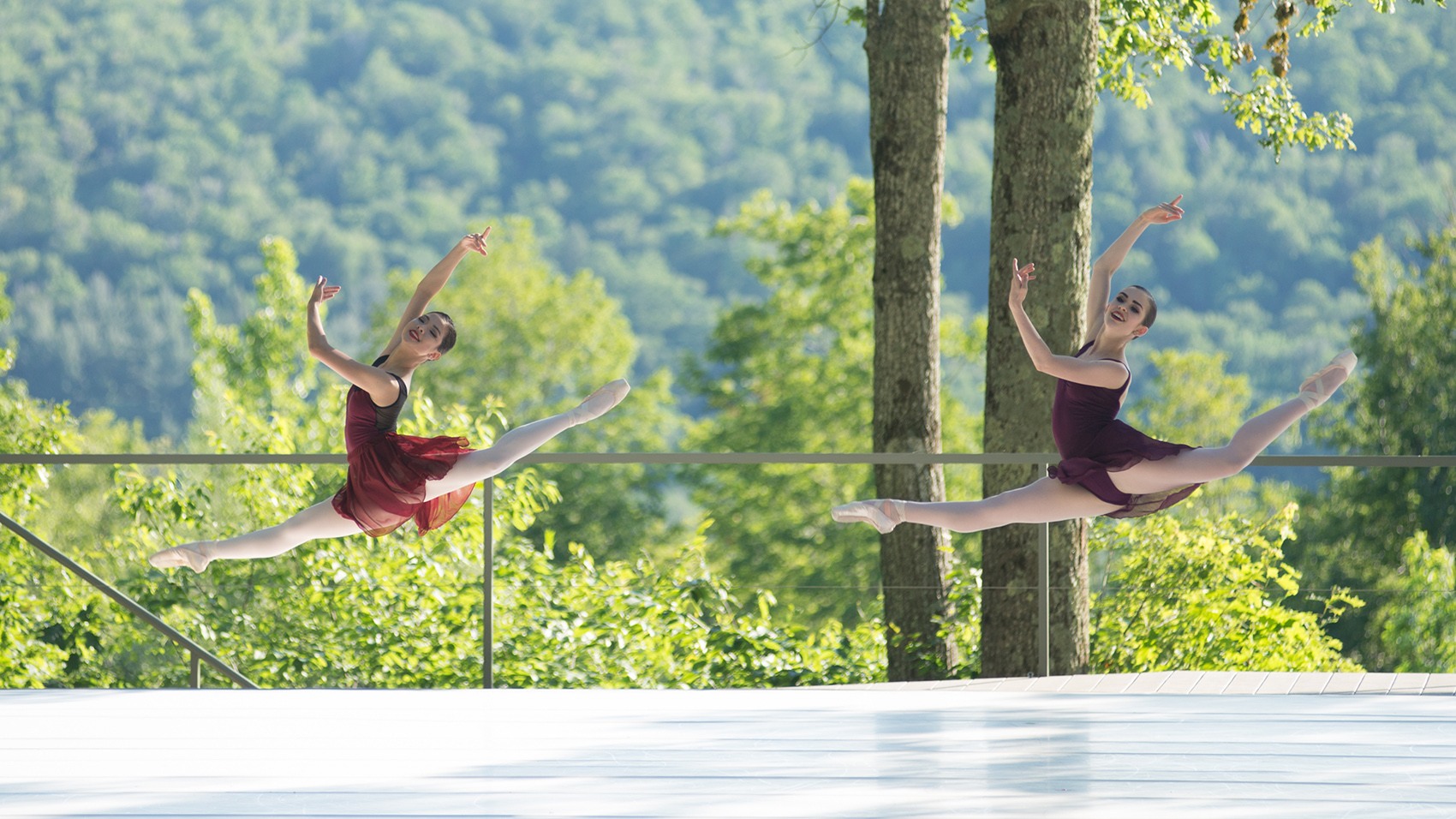 Mikaela Santos & Madison Russo of the 2017 Ballet Program; photo Brooke Trisolini