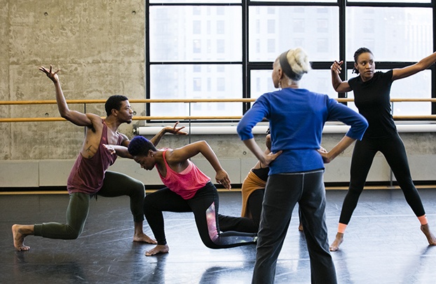 Dianne McIntyre teaching; photo Janelle Jones