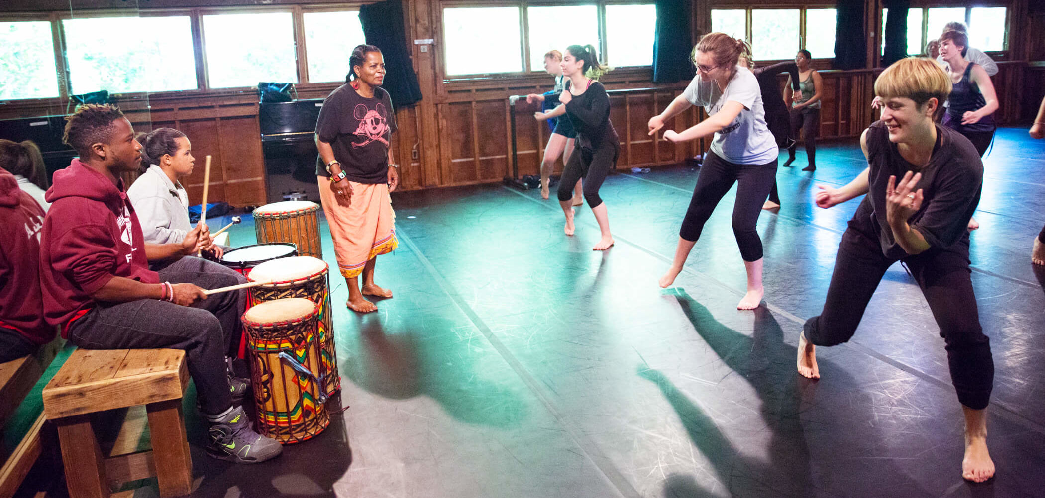 African Dance Morning Class; photo Hayim Heron