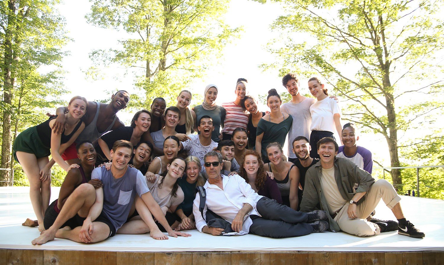 Gaga Program Dancers on Inside/Out with Ohad Naharin; photo Noor Eemaan