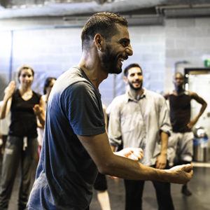 Nicola Monaco teaching Akram Khan Master Class; photo unknown