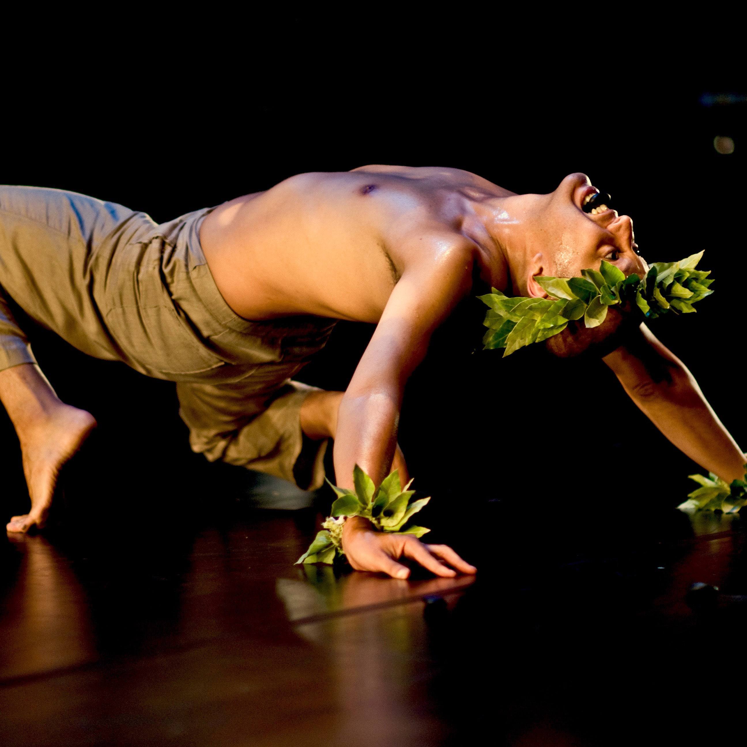 Christopher K. Morgan in 'Pōhaku'; photo Brian Allard