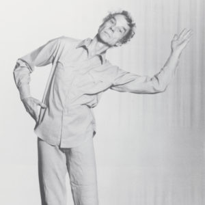 Merce Cunningham circa 1981; photo Terry Stevenson