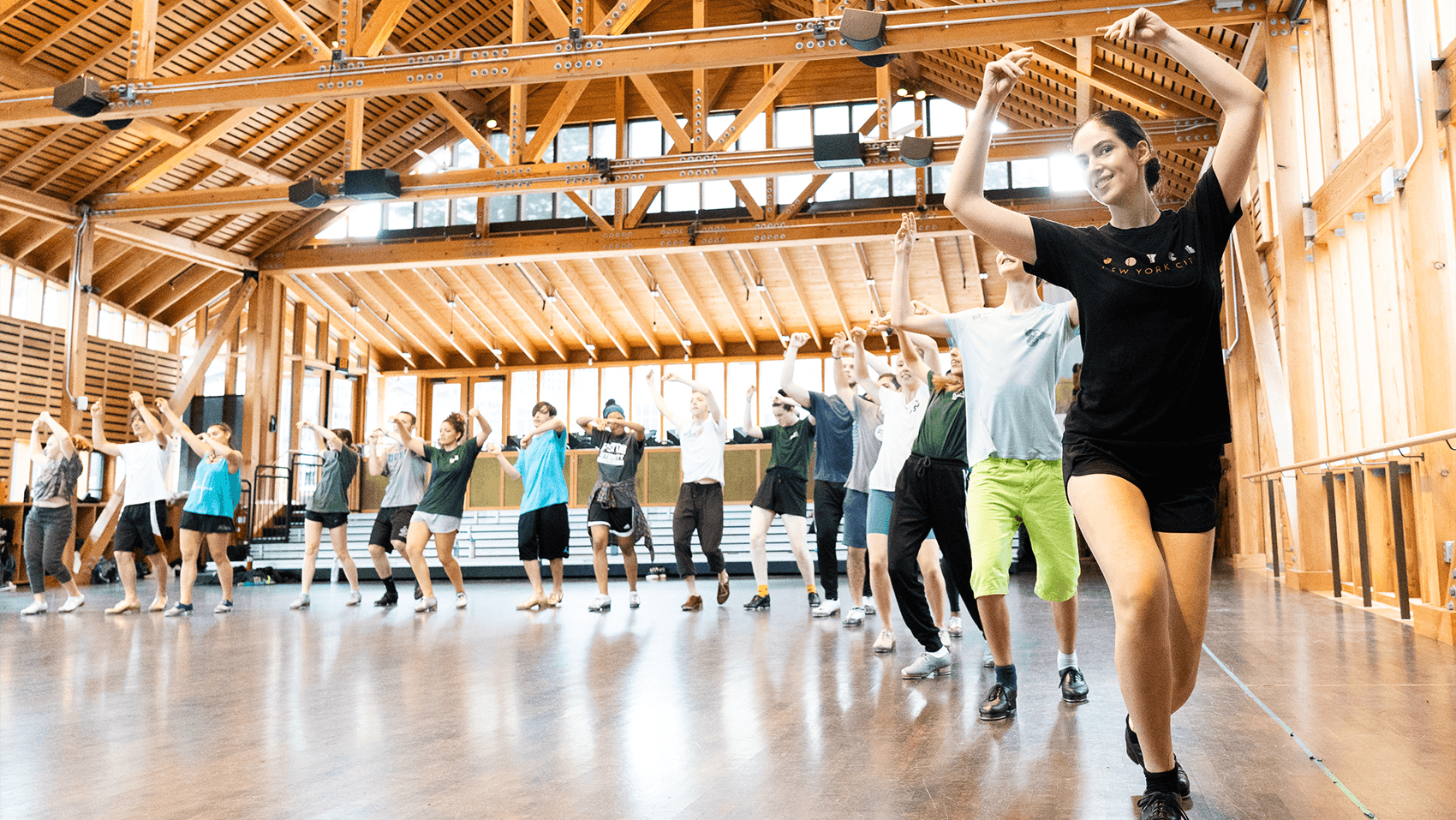 The School at Jacob's Pillow Tap Program 2019; photo Hayim Heron