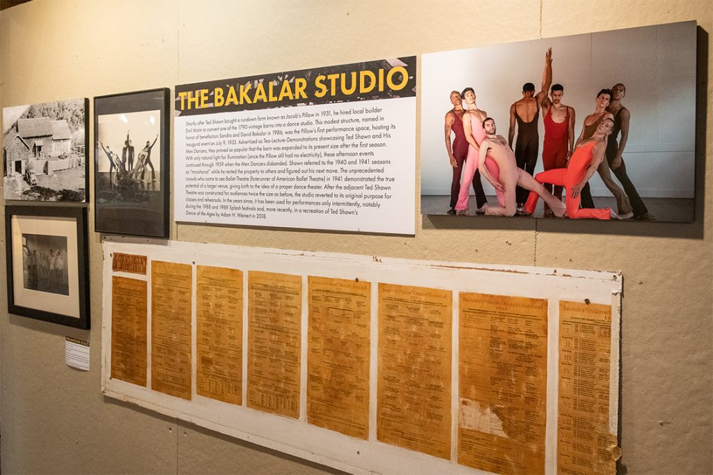 Build Me a Theater exhibit with original program from Bakalar Studio