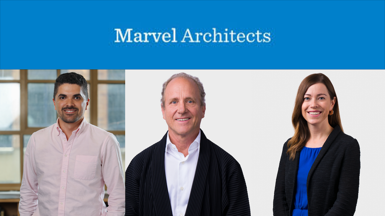 Marvel Architects Yadiel Rivera-Diaz, Jonathan Marvel, Danielle Cerone
