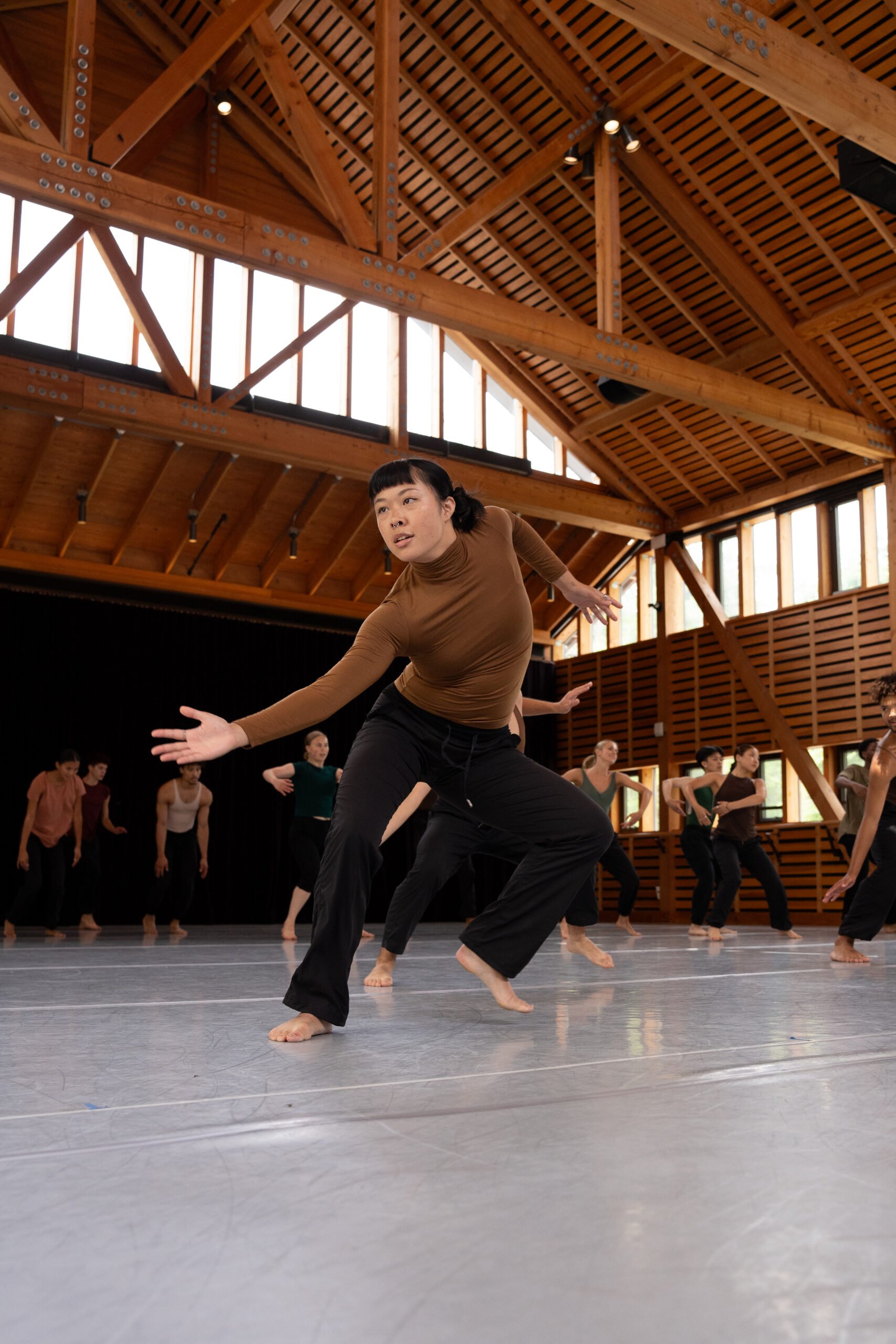 The School at Jacob's Pillow Contemporary Performance Ensemble; photo by Becca Oviatt