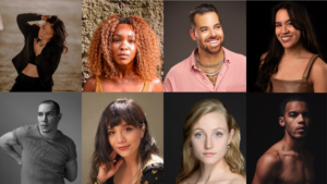 A series of headshots of the 2023 Choreography Fellows