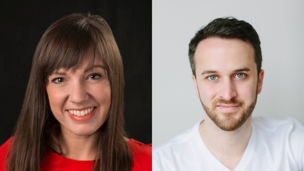 Headshots of Sarah Zehnder and Stephen Ursprung.